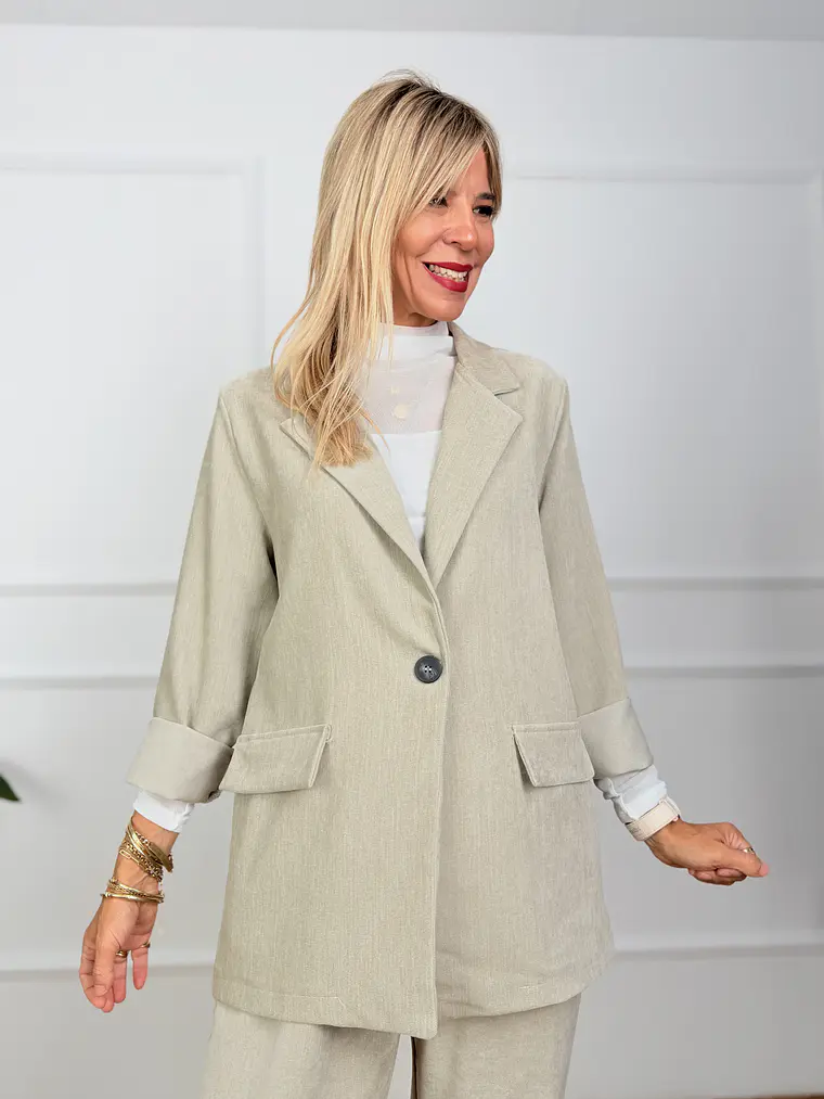 Holly Blazer Ivory 23689  1