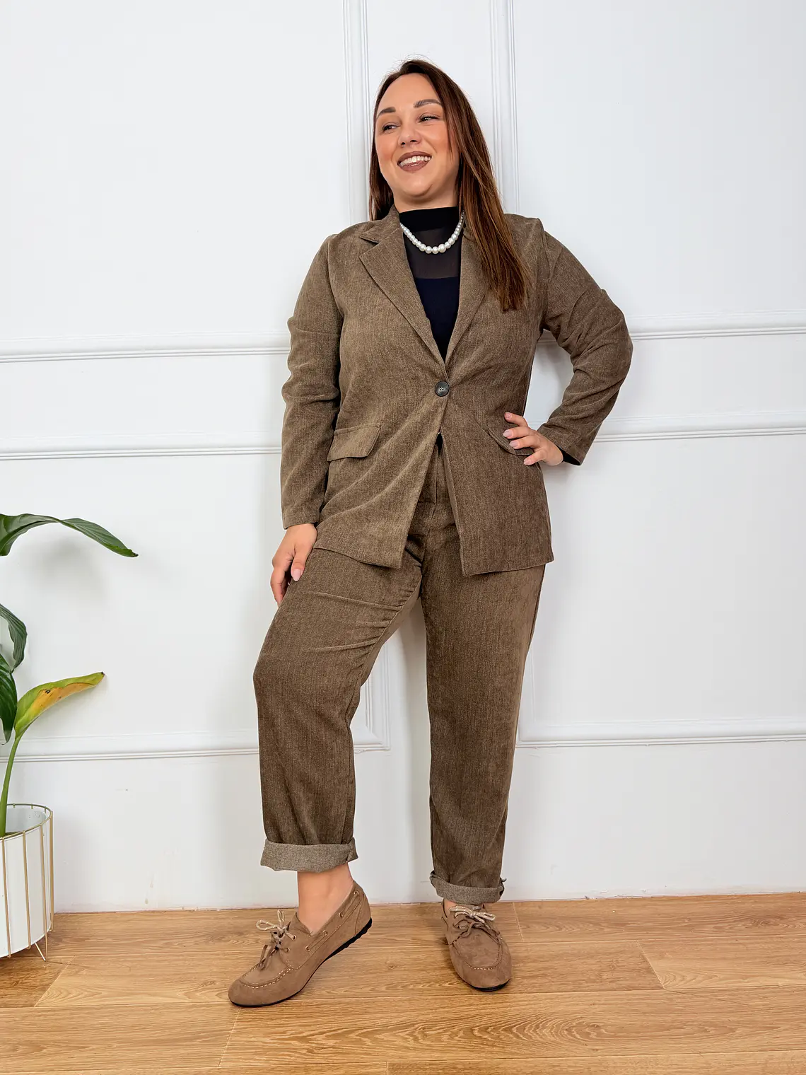 Holly Blazer Brown 23689  2