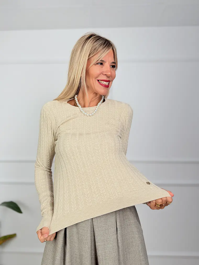 Latte Blouse Ivory 68876  1