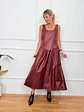 Shadow Leather Dress Wine 58316   - thumbnail 1