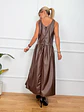 Shadow Leather Dress Brown 58316 - thumbnail 3