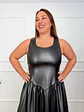 Shadow Leather Dress Black 58316  - thumbnail 4