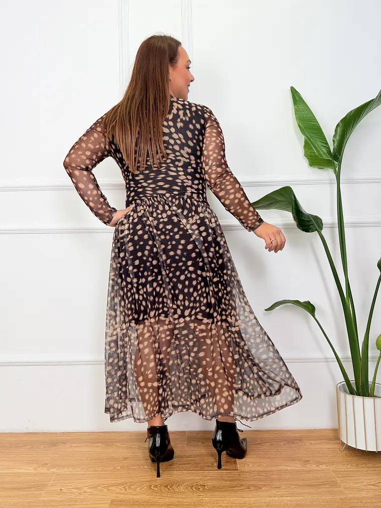 Marigold Dress Black 13175   3
