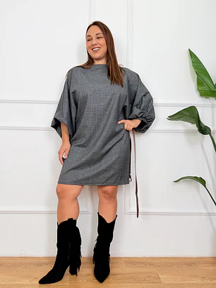Casper Mini Dress Grey 35526 