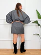 Casper Mini Dress Grey 35526  - thumbnail 3