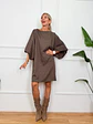 Casper Mini Dress Brown 35526 - thumbnail 2