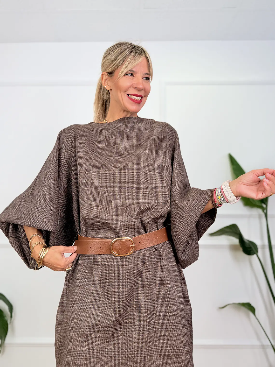 Casper Mini Dress Brown 35526 4