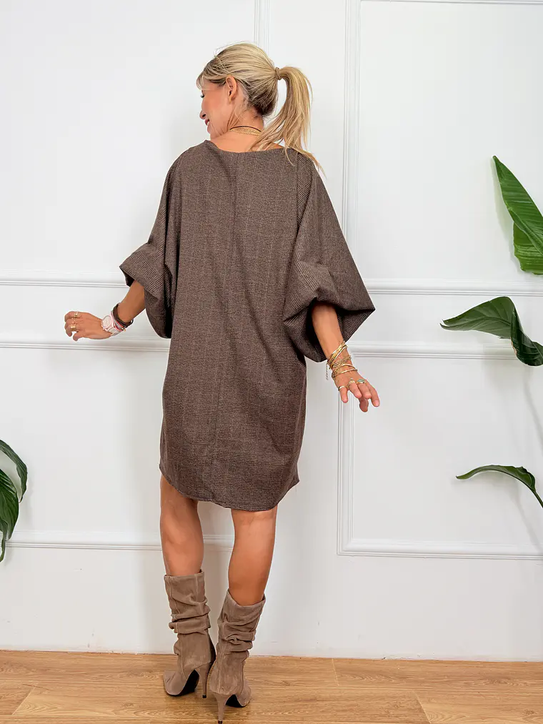 Casper Mini Dress Brown 35526 3