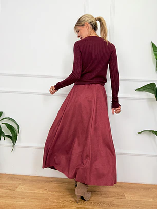 Hazel Skirt Wine 26905   