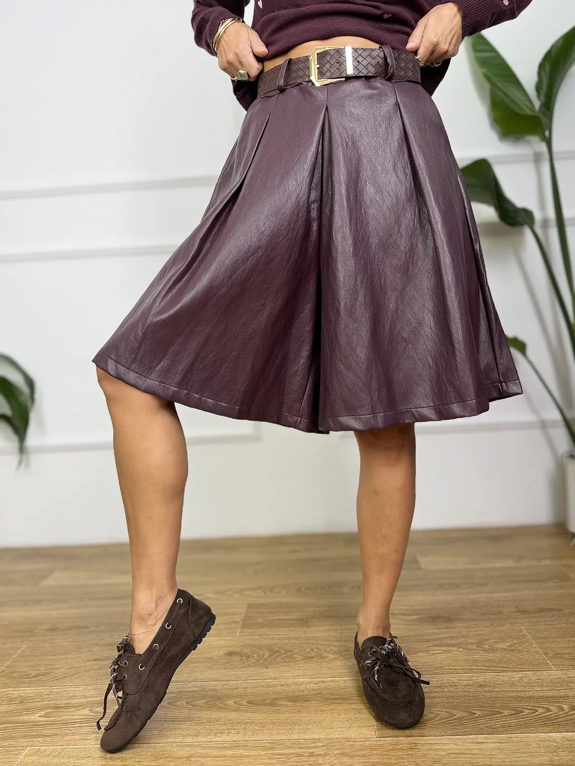 Morticia Leather Vermouda Eggplant 93192 4