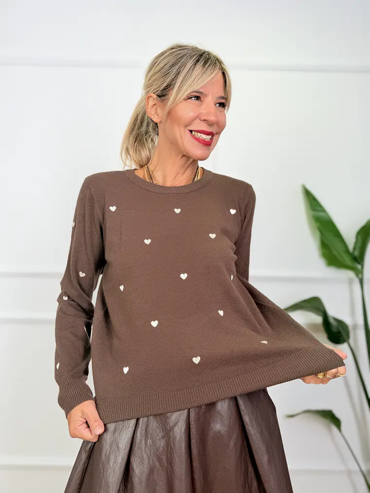 October Sweater Brown 69320 1
