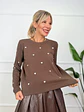October Sweater Brown 69320 - thumbnail 1