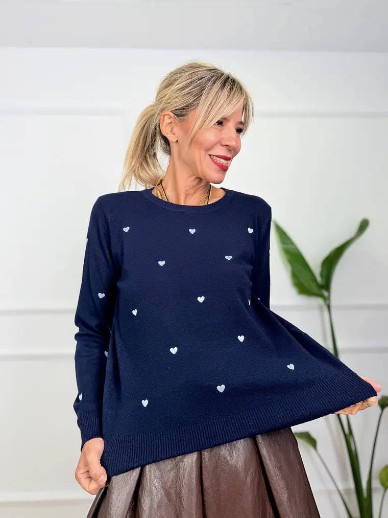 October Sweater Blue 69320   1