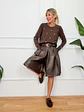Morticia Leather Vermouda Brown 93192   - thumbnail 1