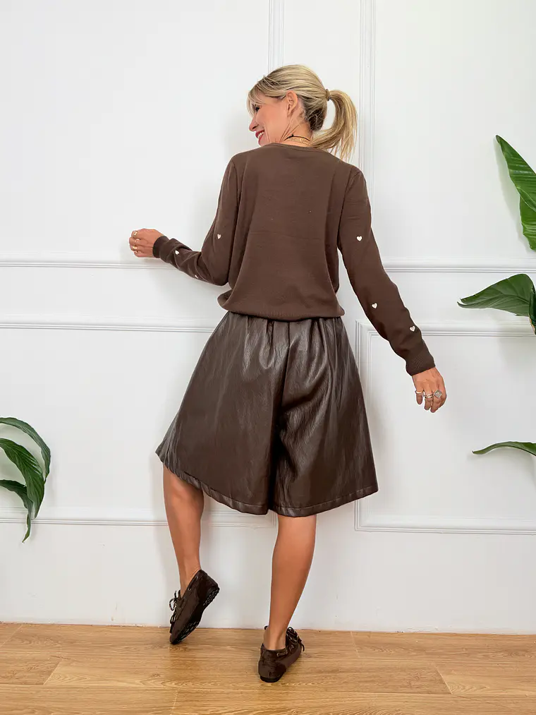 Morticia Leather Vermouda Brown 93192   3