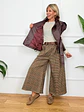 Winifred Leather Vest Wine 8752  - thumbnail 3