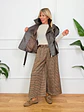 Winifred Leather Vest Brown 8752 - thumbnail 3