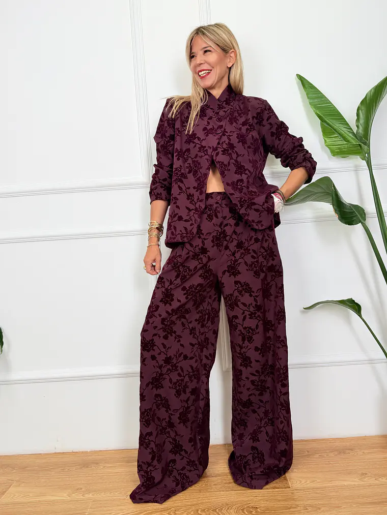 Agatha Suit Wine 7177  1