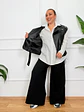 Winifred Leather Vest Black 8752  - thumbnail 3