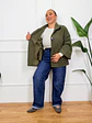 Hunter Coat Chaki 31820 - thumbnail 3