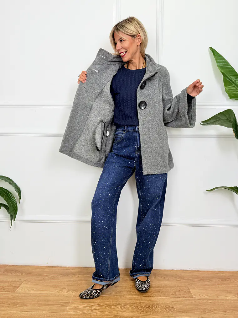 Hunter Coat Grey 31820   3