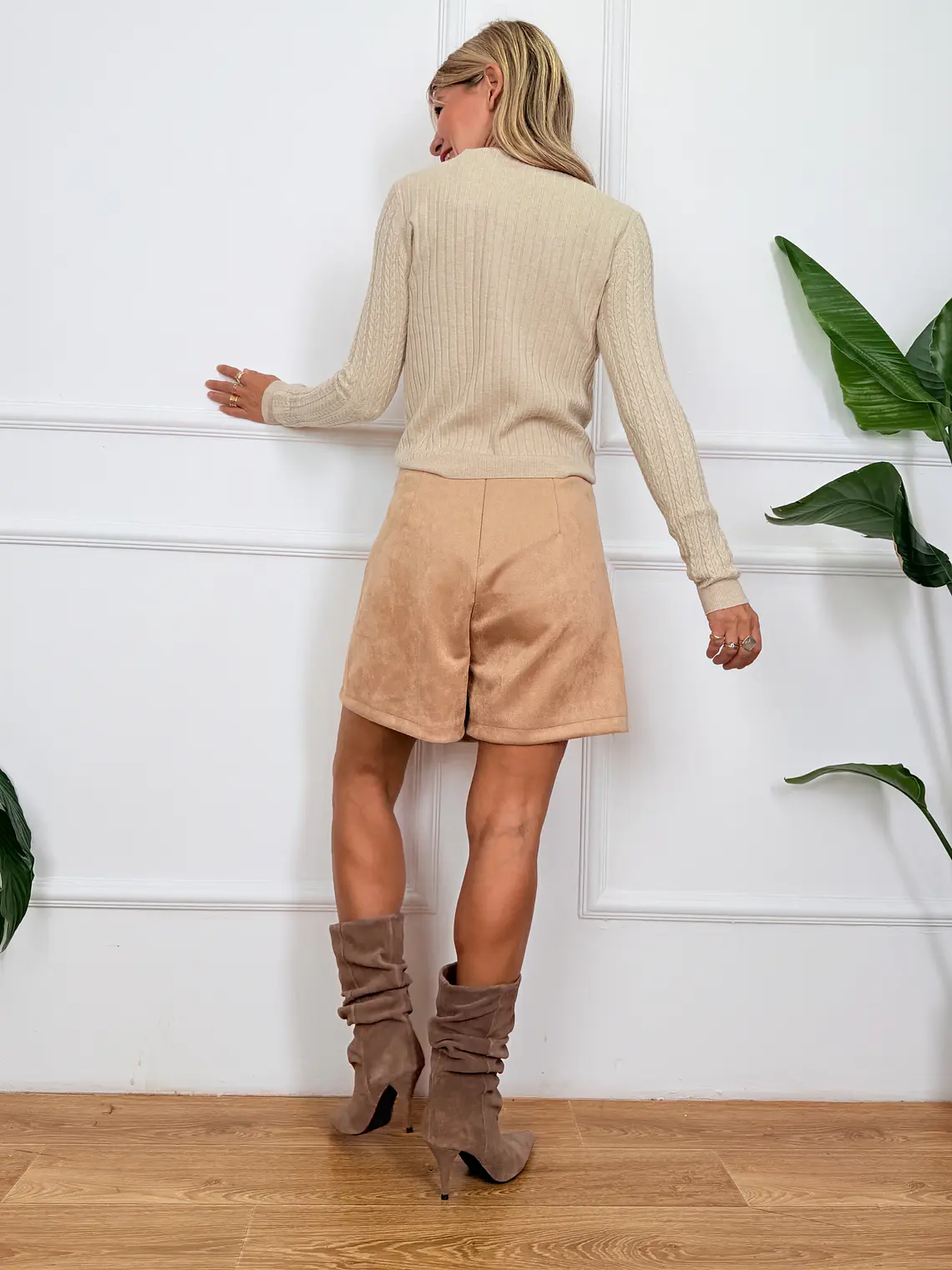 Raven Skort Camel 6434   3