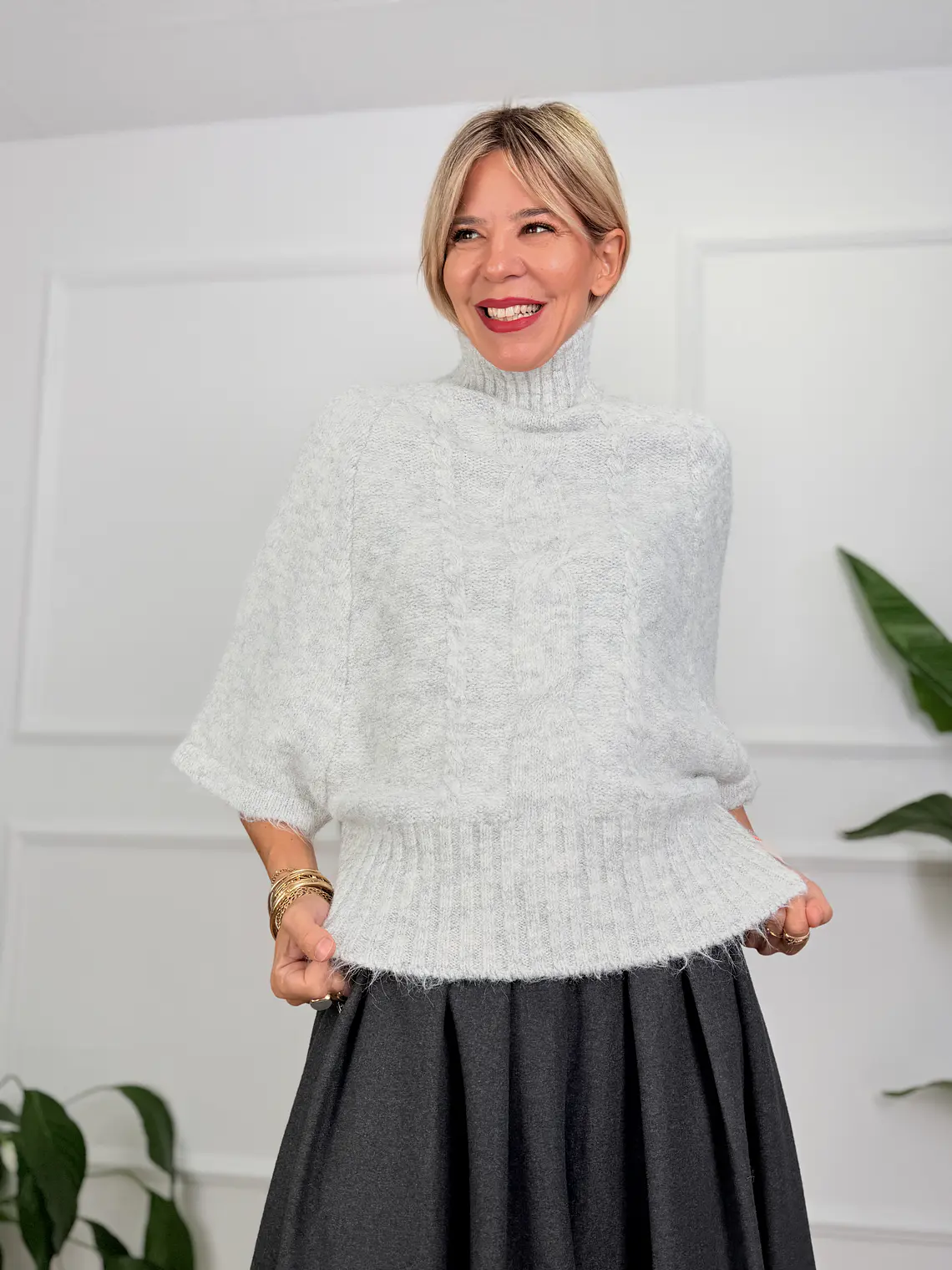 Anemos Sweater Light Grey 6072  1