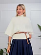 Anemos Sweater White 6072 - thumbnail 1