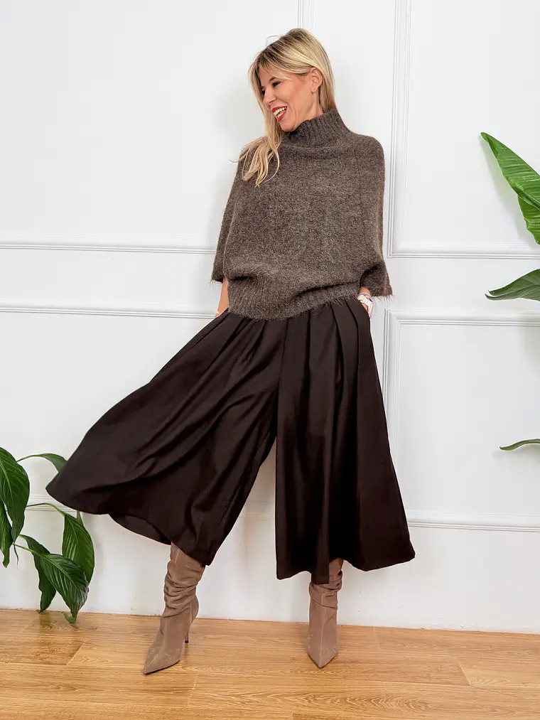 Stella Zip Cullot Brown MP7510 2
