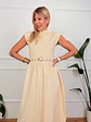 Allegra Midi Dress Ivory 2131    - thumbnail 4