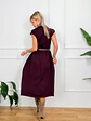 Allegra Midi Dress Wine 2131   - thumbnail 3