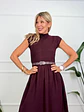 Allegra Midi Dress Wine 2131   - thumbnail 4