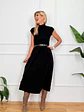 Allegra Midi Dress Black 2131  - thumbnail 1