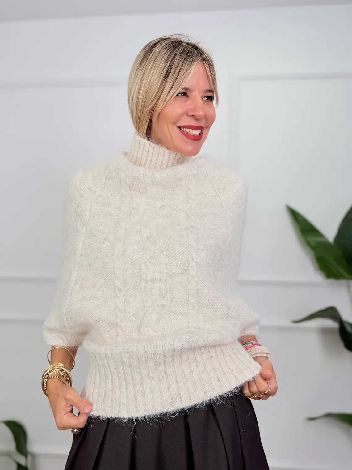 Anemos Sweater Beige 6072 1