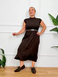 Allegra Midi Dress Brown 2131   - thumbnail 1