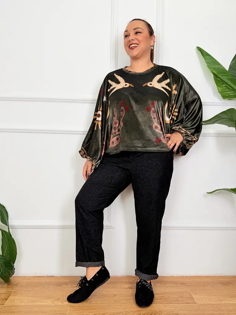 Viola Blouse Οil 22375 3