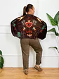 Viola Blouse Choco 22375   - thumbnail 4