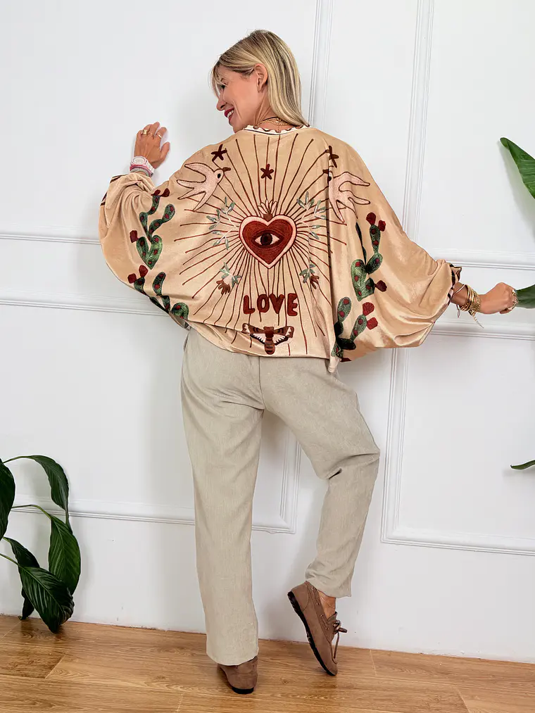 Viola Blouse Beige 22375 2