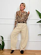 Dante Leopar Blouse Brown 2972   - thumbnail 3