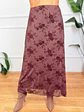 Elisabetta Skirt Wine 15042  - thumbnail 5