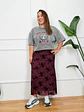 Elisabetta Skirt Wine 15042  - thumbnail 1