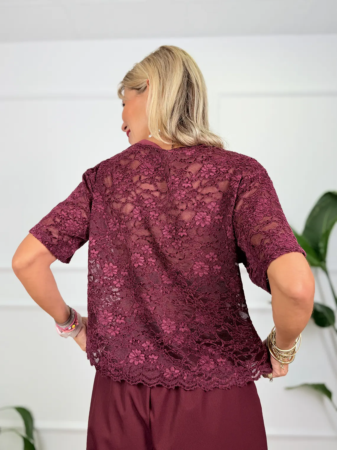 Barbara T-shirt Wine 21001 2