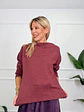 Michele Blouse Wine 61978   - thumbnail 1