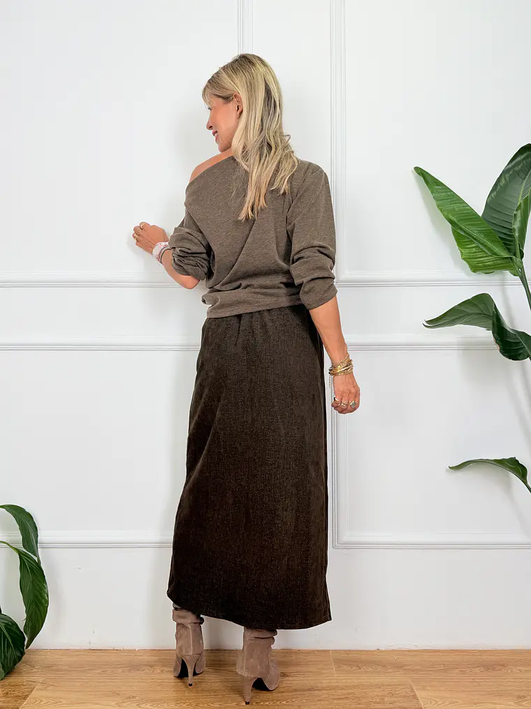 Michele Blouse Brown 61978    3