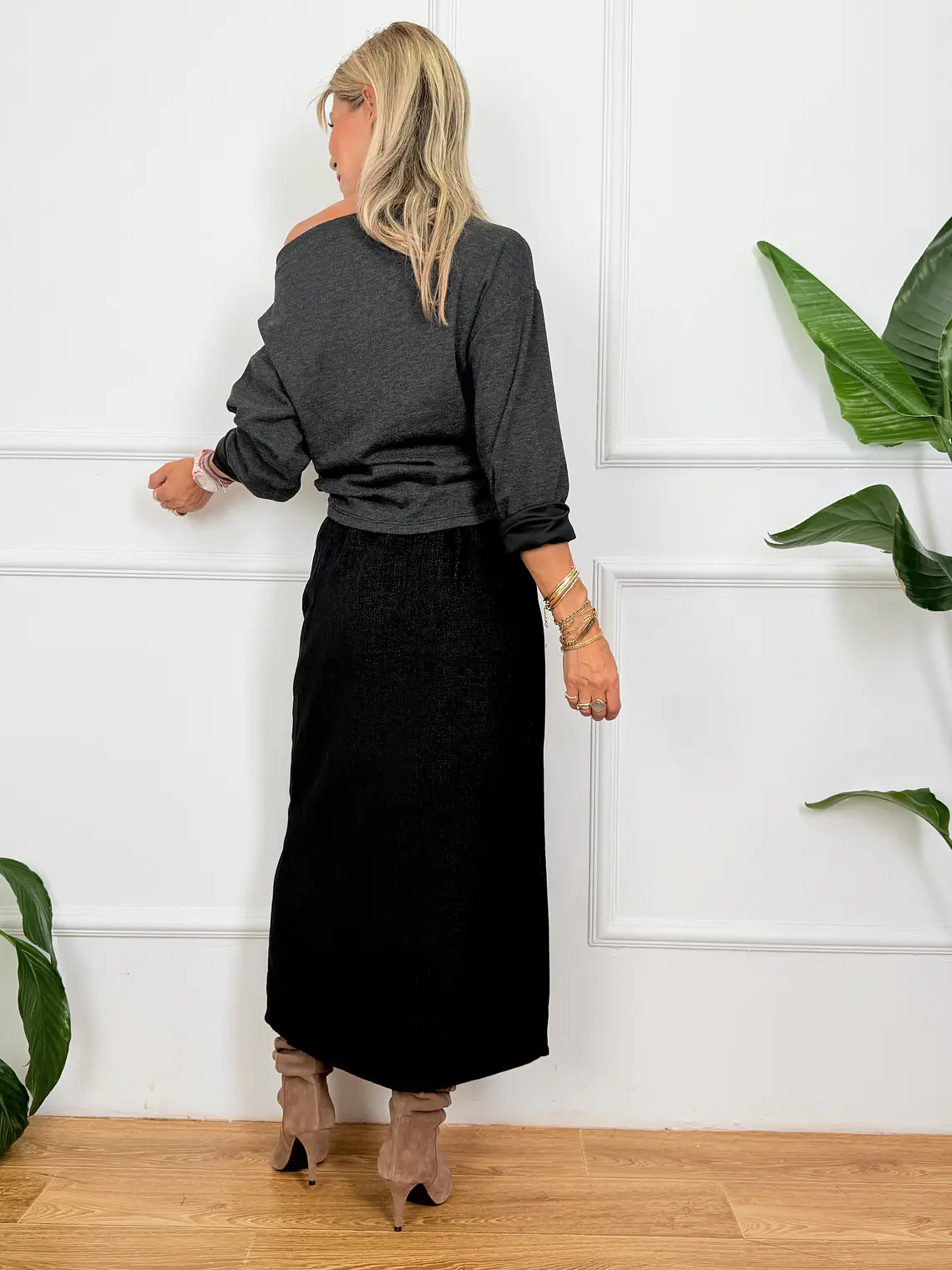 Michele Blouse Black 61978  4