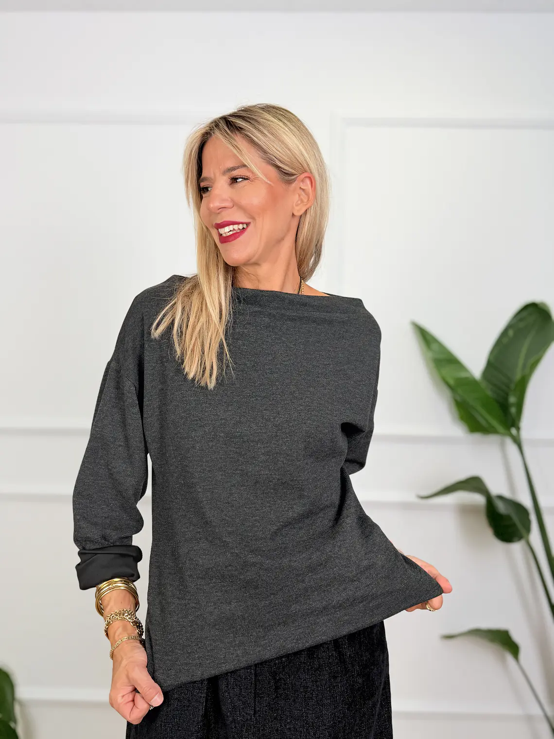 Michele Blouse Black 61978  1