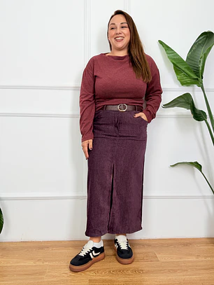 Erica Skirt Eggplant 27760 