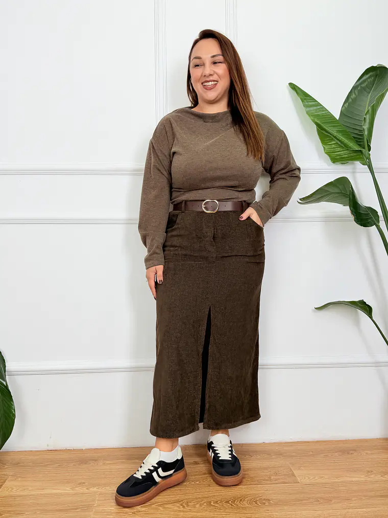 Erica Skirt Choco 27760 2