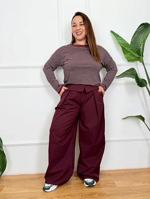 Firenze Pants Cherry Red 27727  