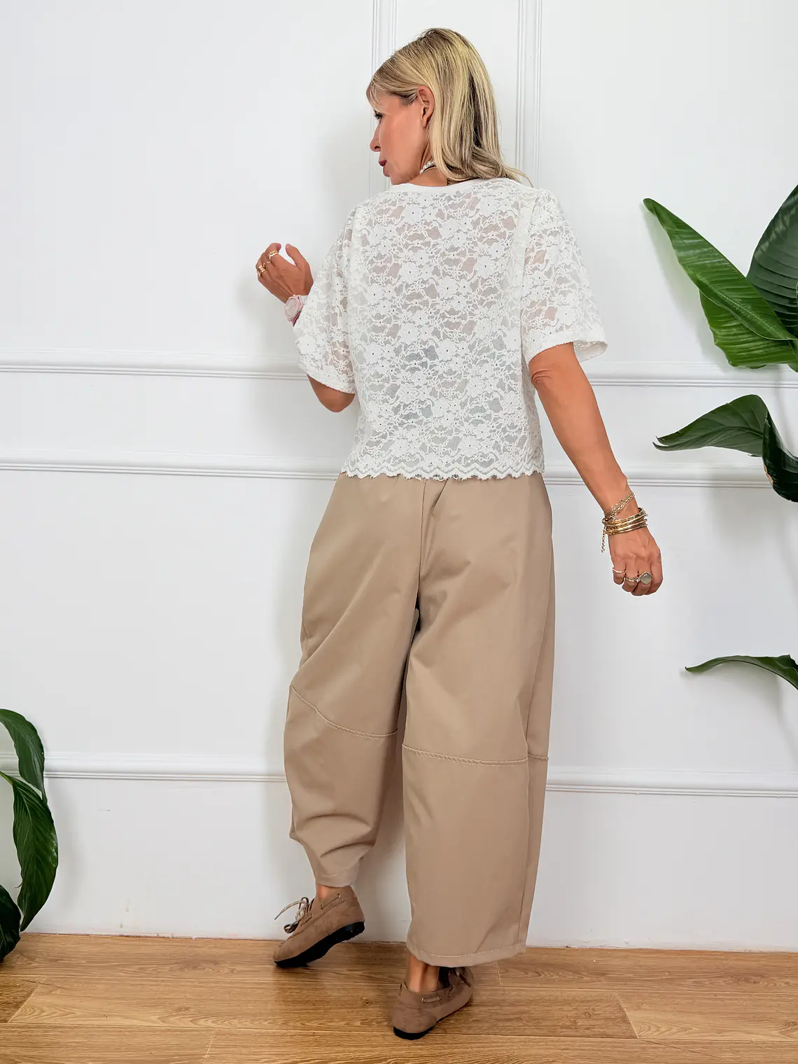 Clelia Pants Beige 6551  3